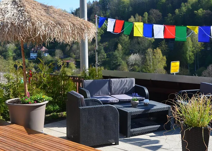 Ferieneinrichtungen Haus Am Stein Bei B 펜션 쾨닉슈타인 안 데어 엘베