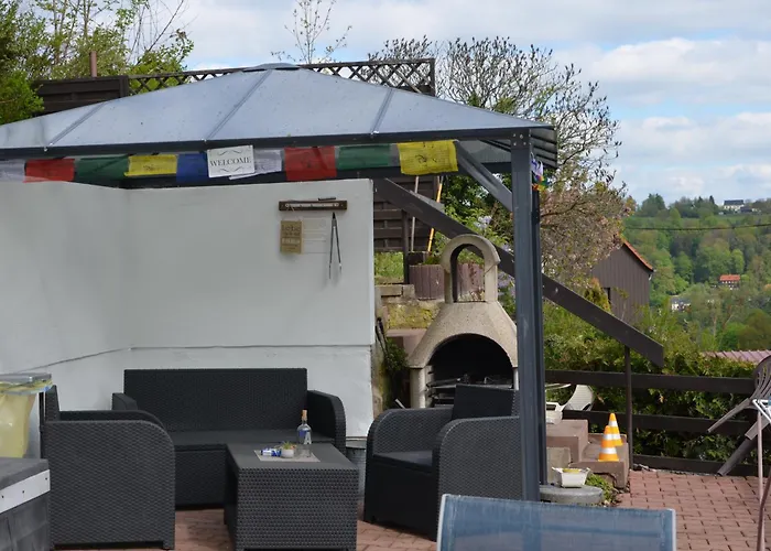 펜션 Ferieneinrichtungen Haus Am Stein Bei B 쾨닉슈타인 안 데어 엘베